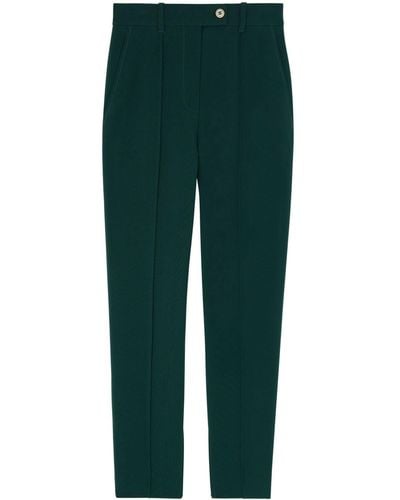 St. John Stretch-cady Tapered Trousers - Green