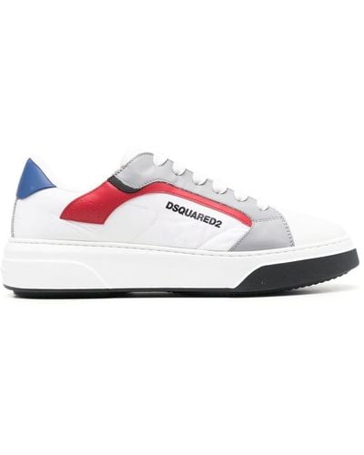 DSquared² Side Logo-print Low-top Trainers - White