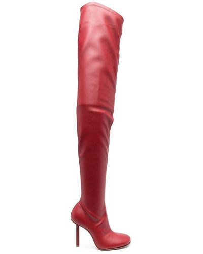 Le Silla Karlie 105mm Thigh-high Boots - Red