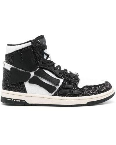Amiri Skel Top-high Sneakers - Black