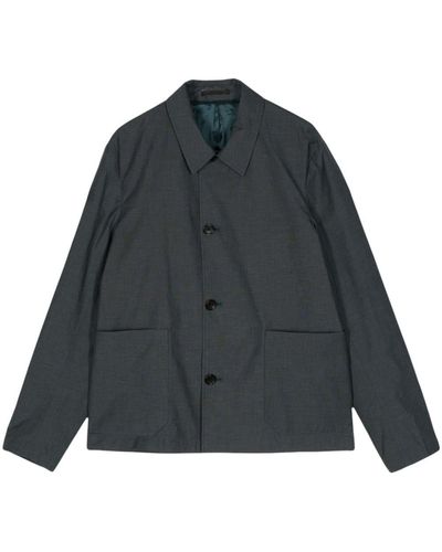 PS by Paul Smith Long-sleeve shirt jacket - Grau