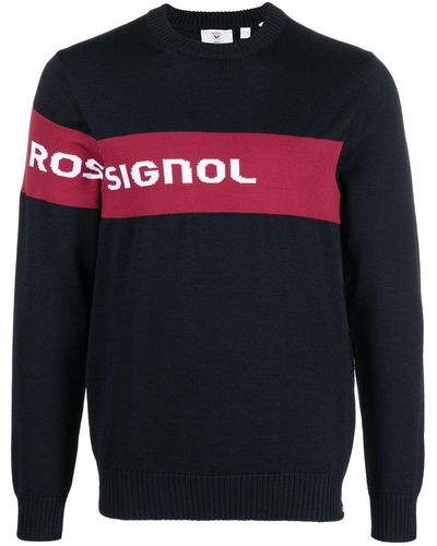 Rossignol Pullover mit Logo-Streifen - Blau