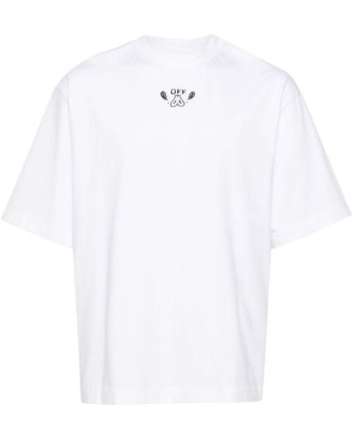 Off-White c/o Virgil Abloh Overhemd Met Bandanaprint - Wit