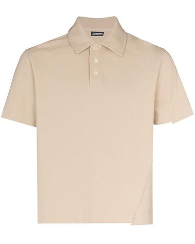 Jacquemus Short-sleeve Polo Shirt - Natural