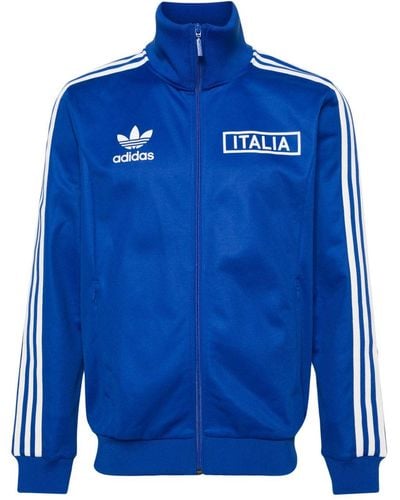 adidas Italia Backenbauer Sportjacke - Blau