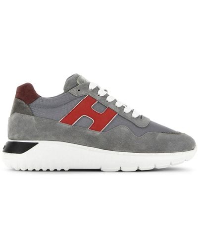 Hogan Interactive 3 Side H Patch Sneakers - Gray