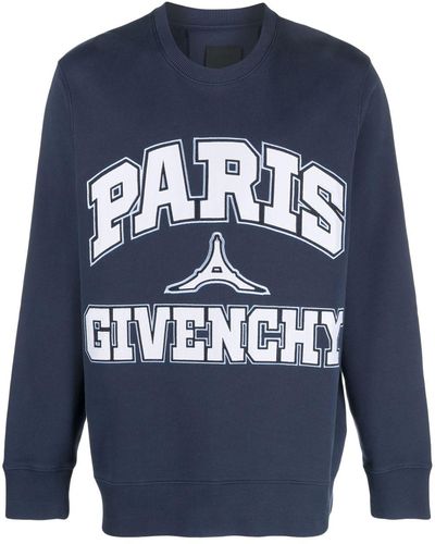 Givenchy ロゴ スウェットシャツ - ブルー
