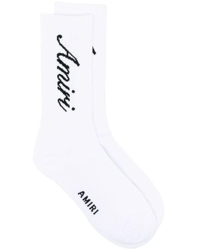 Amiri ロゴ 靴下 - ホワイト