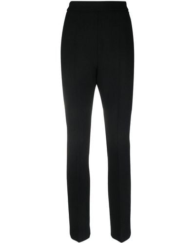 Sportmax Pantalones de vestir rectos - Negro