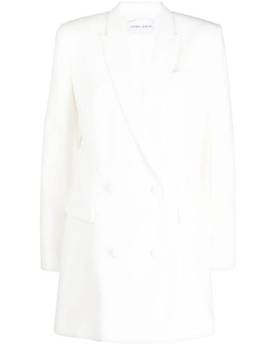 Prabal Gurung Double-breasted Fitted Blazer - White
