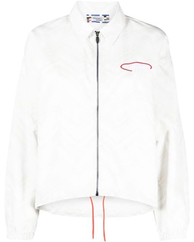 Missoni Logo-embroidered Shirt Jacket - White