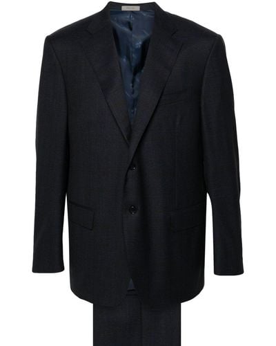 Corneliani Single-breasted virgin wool suit - Blau