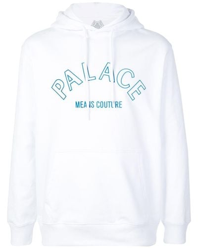Palace Couture Logo-print Hoodie - White