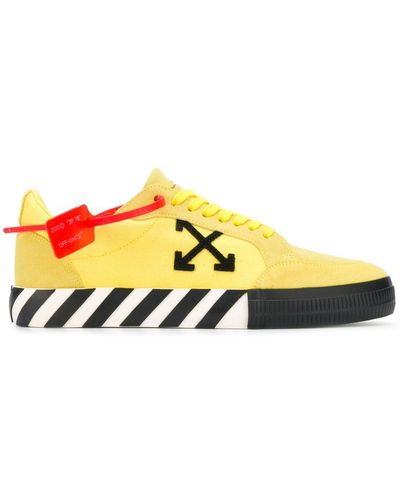 Off-White c/o Virgil Abloh Vulcanized Trainers For Men - Yellow