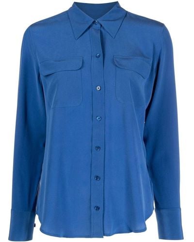 Equipment Camisa de manga larga - Azul
