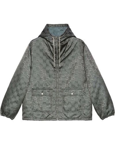 Gucci Off The Grid Hooded Jacket - Gray