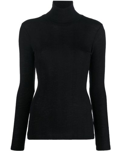 Dondup Roll-neck Long-sleeve Sweater - Black
