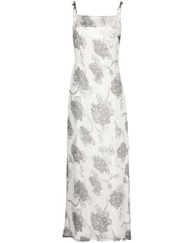 We Are Kindred Cerelia Floral-print Maxi Dress - White