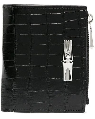 Longchamp Roseau 財布 - ブラック