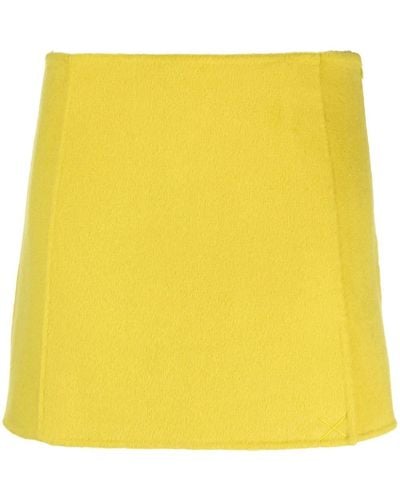 P.A.R.O.S.H. Wool Mini Skirt - Yellow