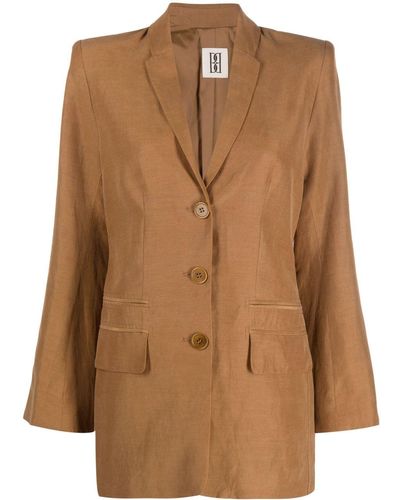 By Malene Birger Blazer Porter à revers crantés - Marron