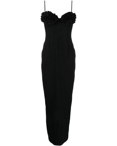 Rachel Gilbert Mouwloze Maxi-jurk - Zwart