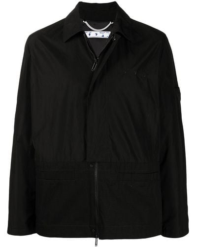 Off-White c/o Virgil Abloh Long-sleeve Shirt Jacket - Black