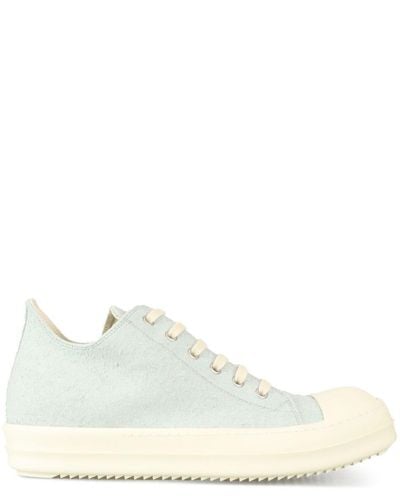 Rick Owens Lace-up Canvas Trainers - White