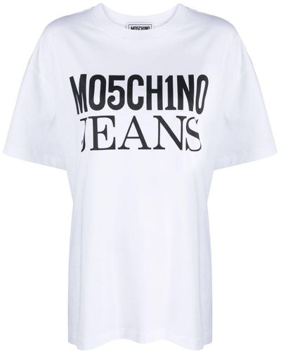Moschino Jeans Camiseta con logo - Blanco