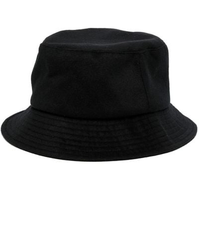 Paul Smith Sombrero de pescador a rayas - Negro