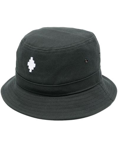 Marcelo Burlon Logo-patch Bucket Hat - Black