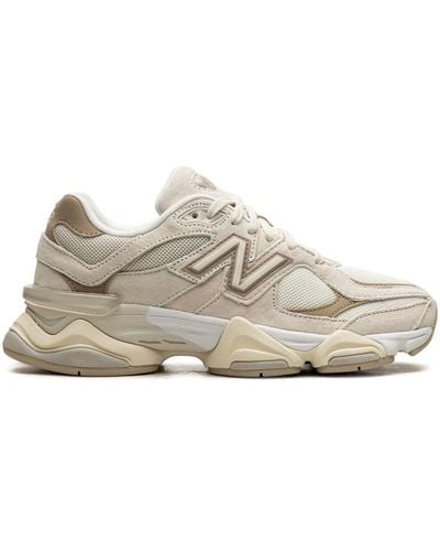 New Balance 9060 Mushroom Brown Sneakers - Weiß