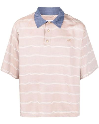 4SDESIGNS Striped Cotton Shirt - Pink