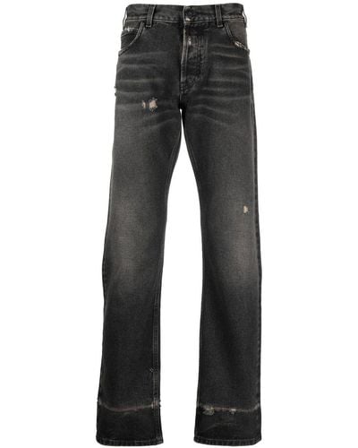 Marcelo Burlon Jeans im Distressed-Look - Grau