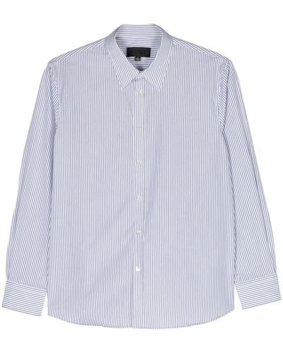 Nili Lotan Raphael Striped Cotton Shirt - White