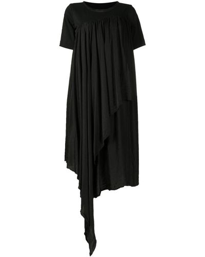 Uma Wang プリーツ ドレス - ブラック