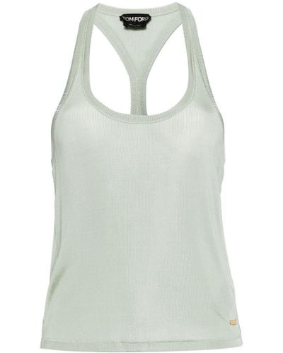 Tom Ford Ribbed Tank Top - Green