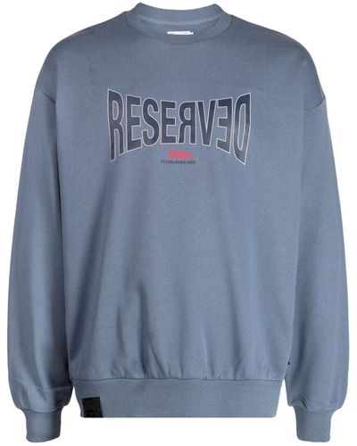 Izzue Reserved Cotton Sweatshirt - Blue