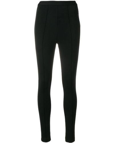 Balenciaga High Waisted leggings With Rear Logo - Black