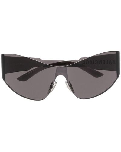 Balenciaga Transparente Sonnenbrille - Grau