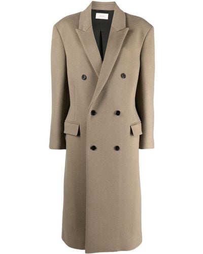 The Row Anderson Double-breasted Cashmere Coat - Natural