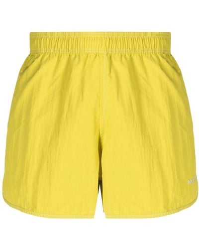 Isabel Marant Vicente Logo-embroidered Swim Shorts - Yellow