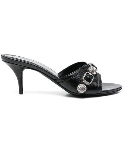 Balenciaga Cagole M70 Arena Sandals - Black