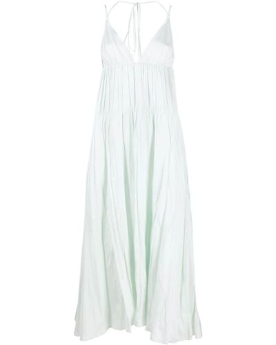 JOSEPH Darnley Silk Maxi Dress - White