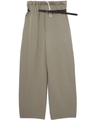 Magliano Provincia Belted Track Trousers - Natural