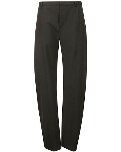 Ssheena Pleat-detailing Tailored Trousers - Black