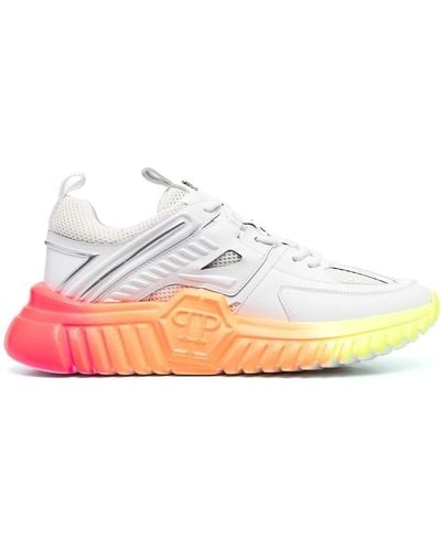 Philipp Plein Runner Rainbow Low-top Sneakers - Roze