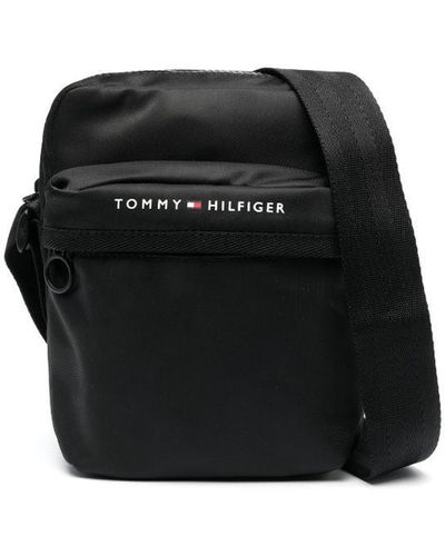 Tommy Hilfiger Messengertas Met Logoprint - Zwart