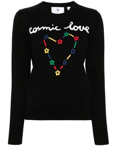 Rossignol Esther Embroidered Merino Sweater - Black