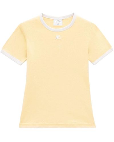 Courreges T-shirt Reedition en coton - Neutre